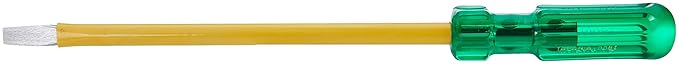 Taparia 928 I Steel (10 x1.2mm) Insulated Screw Driver (Yellow and Silver)