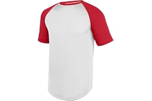 Augusta Sportswear Boys Youth Wicking Short Sleeve Baseball Jersey