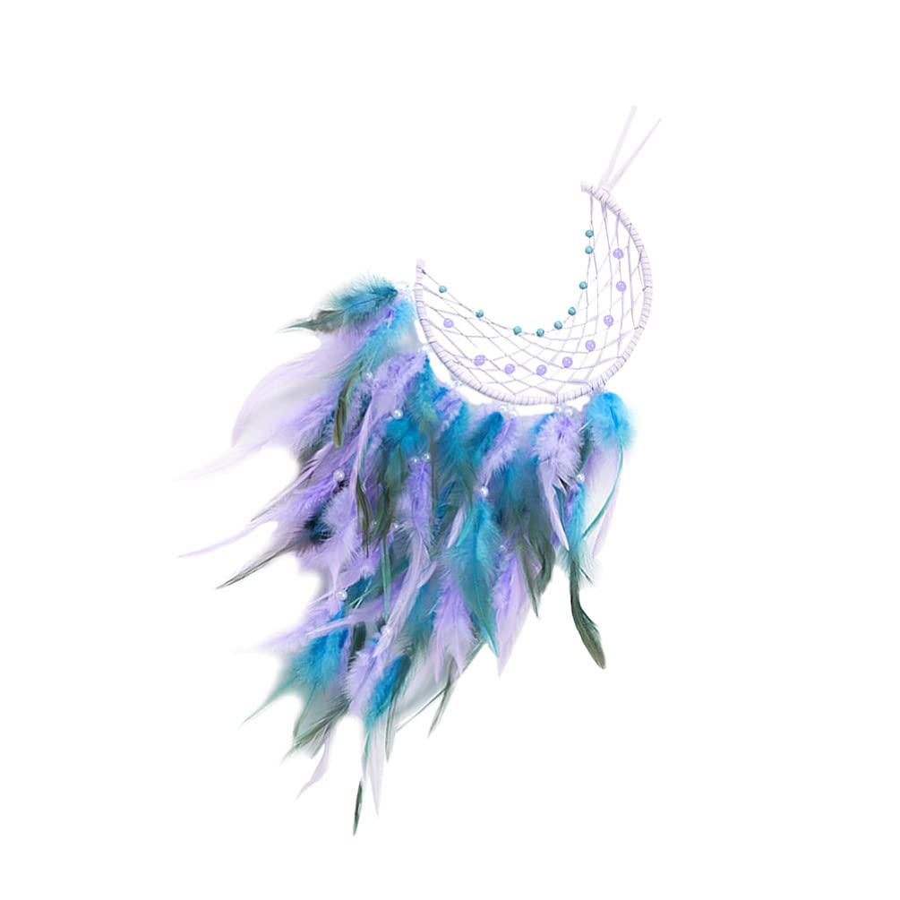 Dreamcatcher Dream Catcher Boho Moon Dream Catcher Decor DIY Hanging Catcher Wedding Ornament for Wall Hanging Home Decoration