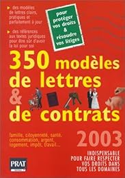 350 modèles de lettres et de contrats