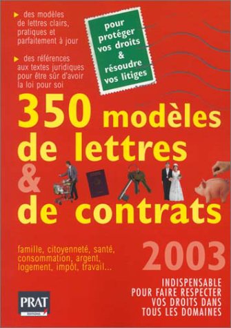 350 modèles de lettres et de contrats
