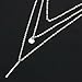 Pooqdo New Women Bang Multilayer Pendant Chain Statement Necklace, (Silver)