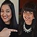 AOSOME Real Human Hair Bang with Temple Thick Clip In Hair Fringe Exension,1b Black