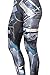 QZUnique Women's Robot Armor Pattern Ankle Length Elastic Tights Leggings Yoga Pants