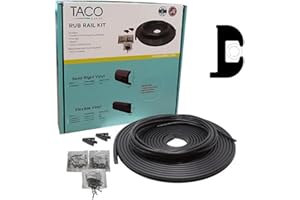 TACO METALS TACO METAL RUB Rail KIT Flex Vinyl WH 50'