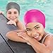 Swimtastic Silicone Swim Cap - Snag Resistant - for Kids & Adults