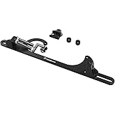 RYANSTAR Throttle Cable Bracket for 4150 4160 Carburetor Billet Aluminum | Adjustable billet aluminum throttle cable bracket, durable black finish, designed for 4150 and 4160 series carburetors.