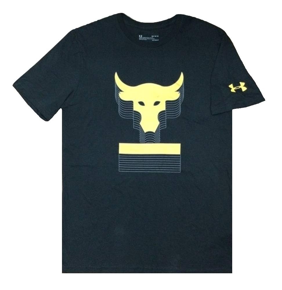 Buy Under Armour Mens UA Project Rock Respect TShirt (Black, XXLarge