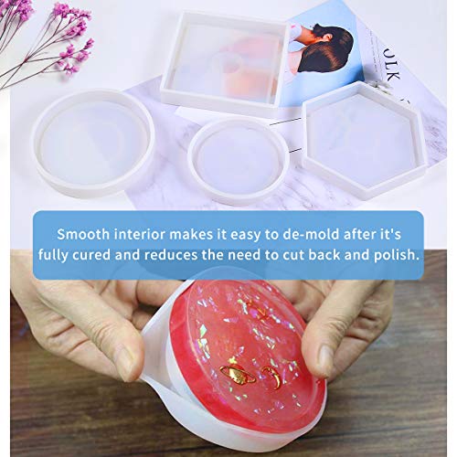 1 Coaster+Silicone+Casting+Eco+Friendly+Concrete