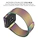 Fitbit Blaze Accessories Band, MoKo Metal Frame Housing + Milanese Loop Mesh Stainless Steel Bracelet Strap Band with Magnet Lock for Fitbit Blaze Smart Fitness Watch - COLORFUL