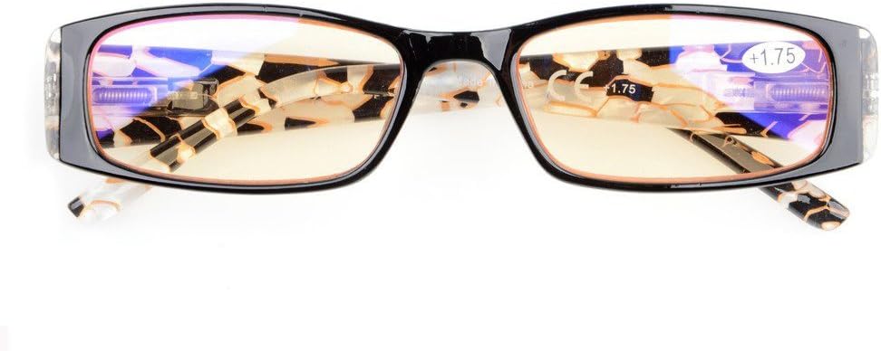 Reduce Eyestrain,Anti Blue Rays,UV Protection,Pattern Computer Gaming Glasses