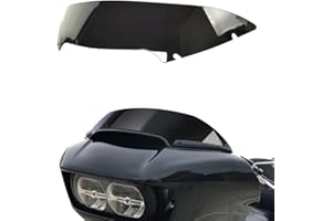 WYNMOTO Black 4.5" Windshield Windscreen Wind Splitter Compatible for 2015-2022 Harley Davidson Touring Road Glide FLTR 2016 2017 2018 2019 2020 2021 2022