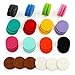 42pcs Replacement Refill Pads(22mm) for Aromatherapy Essential Oil Diffuser Necklace Diffuser Bracelet Car Diffuser Vent Clip with 14 Colors