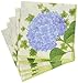 Entertaining with Caspari Hydrangea Cocktail Napkins (20 Pack), Purple