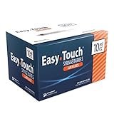 EasyTouch 10ML Luer-Lock Syringe Barrel Only (50 syringes)