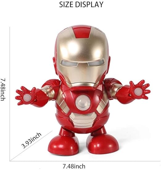 juguete iron man bailando