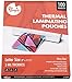 Pluqis Thermal Laminating Pouches Letter Size 9 x 11.5 Inch, Clear 3 Mil, 100 Sheets