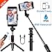 YOKKAO Upgraded Waterproof Selfie Stick Bluetooth Tripod Selfie Stick Extendable for iPhone 11, 11 Pro, 11 Pro Max,Xs Max, iPhone 8, iPhone 8 Plus, iPhone 7 Plus, Galaxy Note S9 Plus,S8,S7, S6, Huawei