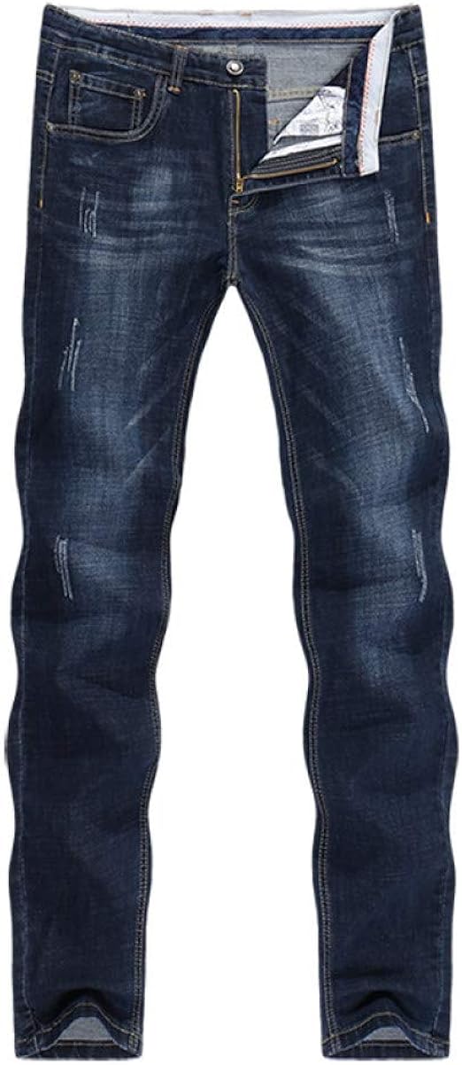 RLBDNZK Pantalones Vaqueros De Mezclilla para Hombre Pantalones