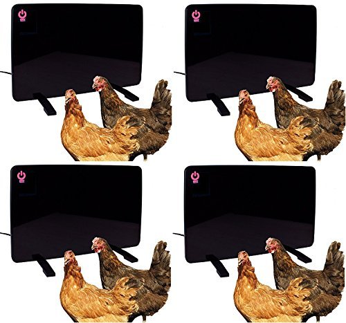 Cozy Products Safe Chicken Coop Pet Heater 200W Flat Panel Technology, One Size, Black (Pack of 4) - Thumbnail 2