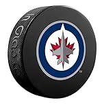 Sherwood Winnipeg Jets Replica Primary Logo Puck Official by Sher-Wood