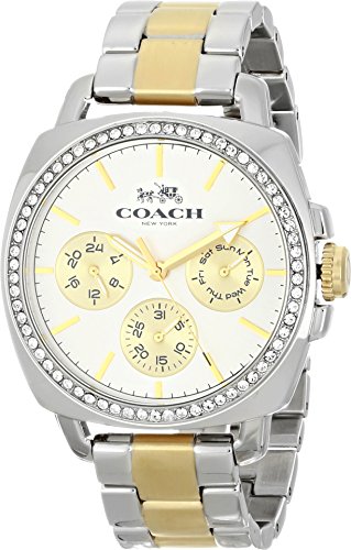 COACH Women's Boyfriend 40MM Bracelet Watch Two Tone One Size