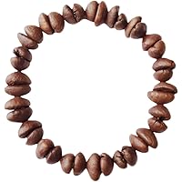 Amazon.com: Day Day Up Real Coffee Bean Charm Bracelet for Men