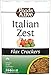 Foods Alive Golden Flax Crackers, Italian Zest, 4-Ounce Pouches (Pack of 6)