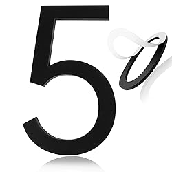 Hadoife Self Adhesive House Number 6 Inch Modern