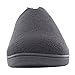 ULTRAIDEAS Women's & Men's Comfort Polar Fleece Slip on Slippers Color Block Memory Foam House Loafers Shoes w/Indoor, Outdoor Sole (Black-Mens，7-8)