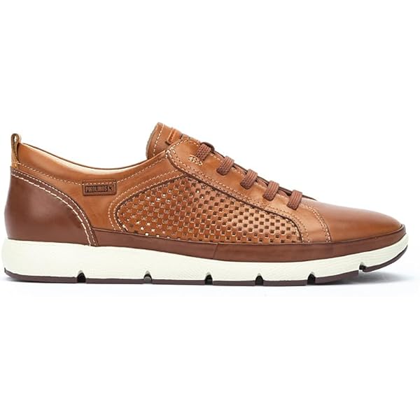 Amazon.com | PIKOLINOS Sneakers Leather Xativa for Man Brandy