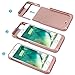 Kattiettery PowerCase-iP7Plus-RSGLD-01 Battery Charger Case For iPhone 7 Plus/6S Plus/6 Plus, Portable Charger Rechargeable External Battery Pack Charging Cases For iPhone 7/6S/6 Plus, 4000 mAh - Rose Gold