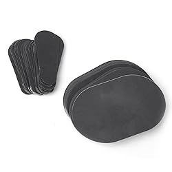 80pcs Refill Pads for Hair Remover Buffer, 2 Sizes