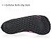 Cevinee Slip-on Water Shoes, Anti-slip Athletic Aqua Socks, for Outdoor Pool Beach Swim Exercise Workout - Pink Stripe, XL (US Women 9-10, Men 7.5-8.5)