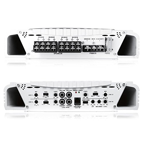 Pyle Hydra Marine Amplifier Upgraded Elite Series 3000 Watt 8 Channel