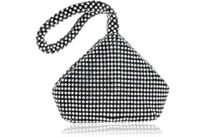 Purses for Women, Silver Glitter Envelope Evening Bag, Sparkling Sequins Prom Party Shoulder Crossbody Bag