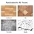 THINK ART Rug Grippers-12pc Premium Large Size Anti Curling Carpet Tape Rug Gripper, Ultra Stop Non-Slip Rug Pad Rug Gripper Pads Anti Curling Anti Slip for Corners and Edges Renewable