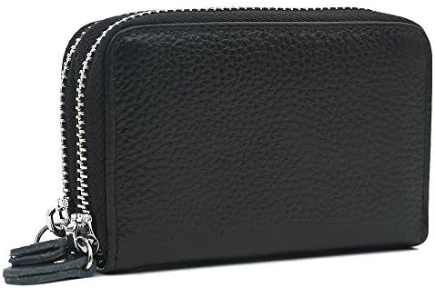 YOUNA Women's  Rfid Blocking Leather Credit Card Holder