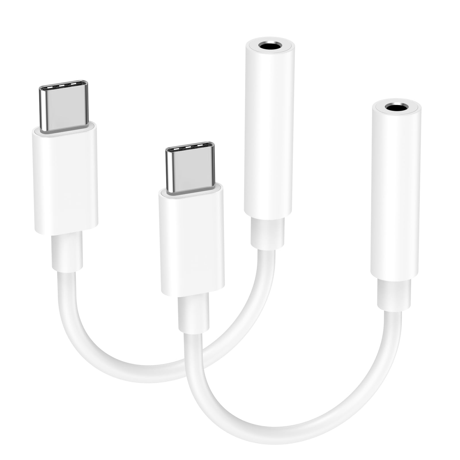 Photo 1 of [MFi Certified] 2 Pack Headphone Adapter for iPhone 17,USB Type C to 3.5mm Female Headphone Jack Adapter Aux Audio Dongle Compatible with Apple iPhone 17/17Air/17Pro/16/16Pro/Pro/15/15 Pro/15 Pro Max