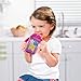 Munchkin Click Lock Bite Proof Soft Spout Trainer Cup, Pink/Purple, 7 Ounce, 2 Count