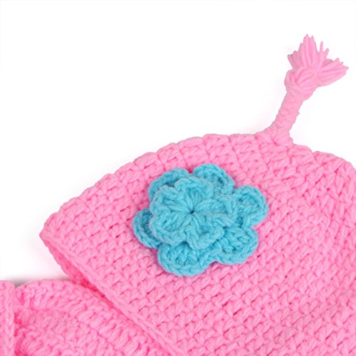 Cute Cartoon Infant Newborn Baby Girl Boy Crochet Clothes Baby Photograph Props - Image 4