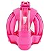 SeeWorld 180° Panoramic Full Face Snorkel Mask -Larger Viewing Area Free Breath Technology with Anti-fog and Anti-leak Snorkeling Design(Kids Pink, XS For 5-10 years kids)