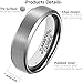 Tungsten Men ring Wedding Engagement 6mm Comfort Fit Brushed Beveled Edges Size 6-13