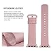 Fullmosa Leather Bands Compatible with Apple Watch 49mm 46mm 45mm 44mm 42mm 41mm 40mm 38mm Women Band Strap for iWatch Ultra 2/Ultra/10/9/8/7/6/5/4/3/2/1/SE2/SE, 49mm 46mm 45mm 44mm 42mm Peach