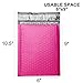 Metronic 50 Pack 6x10 Pink Poly Bubble Mailers Pink #0000 Padded Envelopes Self Seal Shipping Envelopes Shipping Bags