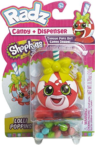 Radz Brand Shopkins Lolli Poppins Toy Candy Dispenser, 0.7 Ounces