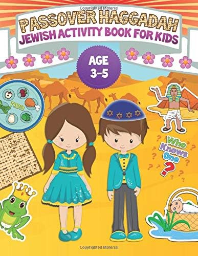 Passover Haggadah- Jewish Activity Book For Kids