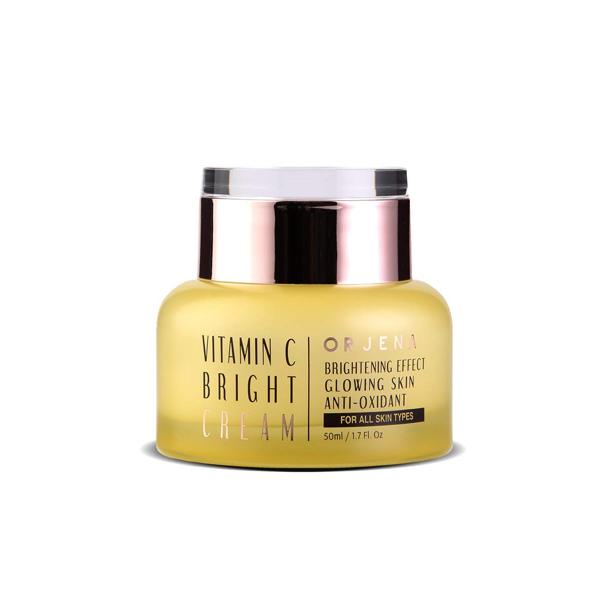 ORJENA VITAMIN C BRIGHT CREAM - Brightening Effect, Glowing Skin, Anti-Oxidant - For All Skin Types, 500ml Net Wt