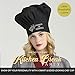 Famgem Chefs Hat Kitchen Adult Cap - Dinner is Embroidery, Adjustable for Mens, Women, Grill, Cooking, Backer, BBQ, Unisex, Black