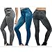 Eastabile Womens Printed Slim Denim Jeggings Leggings Stretchy Pencil Pants